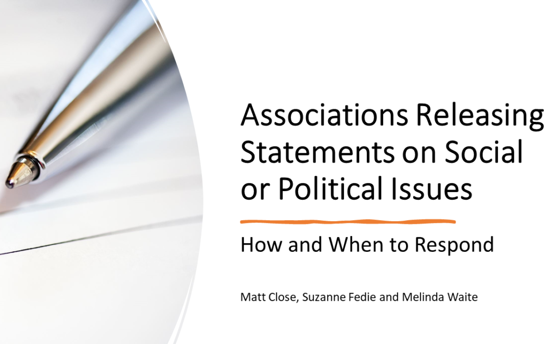 A Guide to Releasing Policy Statements on Social and Political Issues